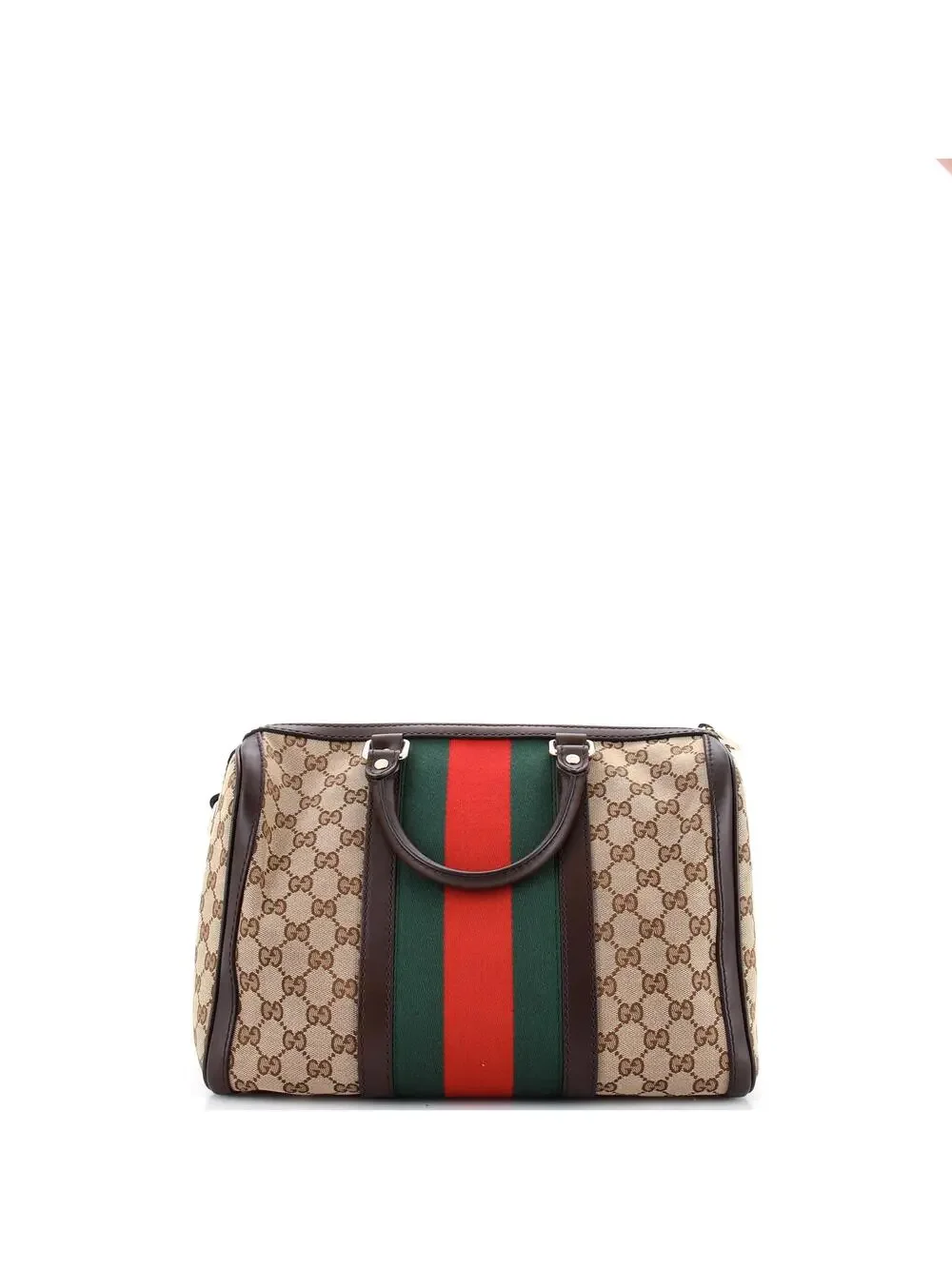 Gucci Vintage Web Boston Bag Gg Canvas #294552G13B